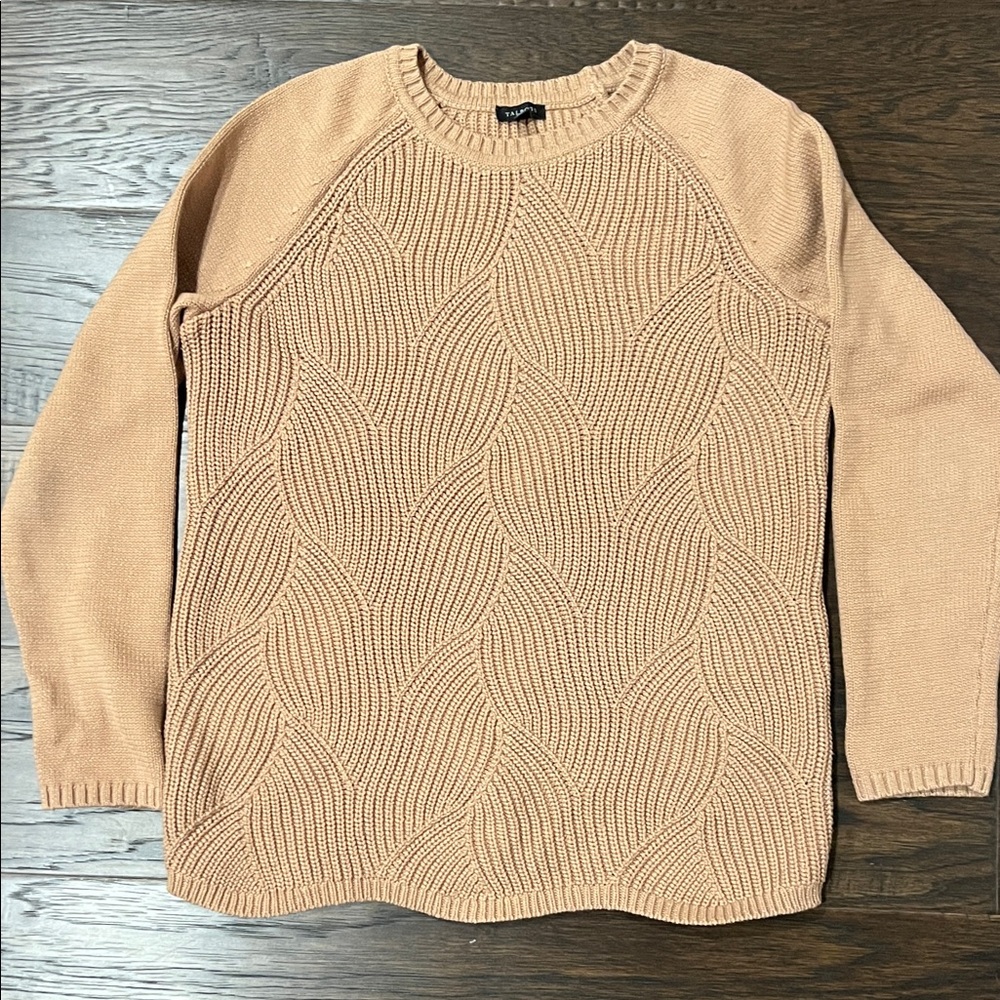 Talbots Crewneck Sweater in Beige